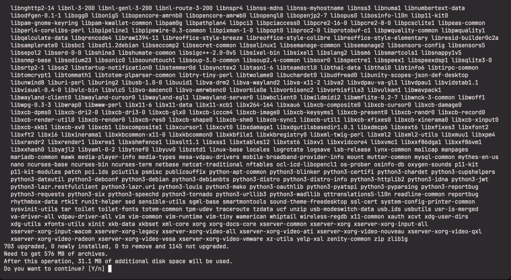 Upgrade to Debian 13 Trixie from Debian 12 Bookworm 04