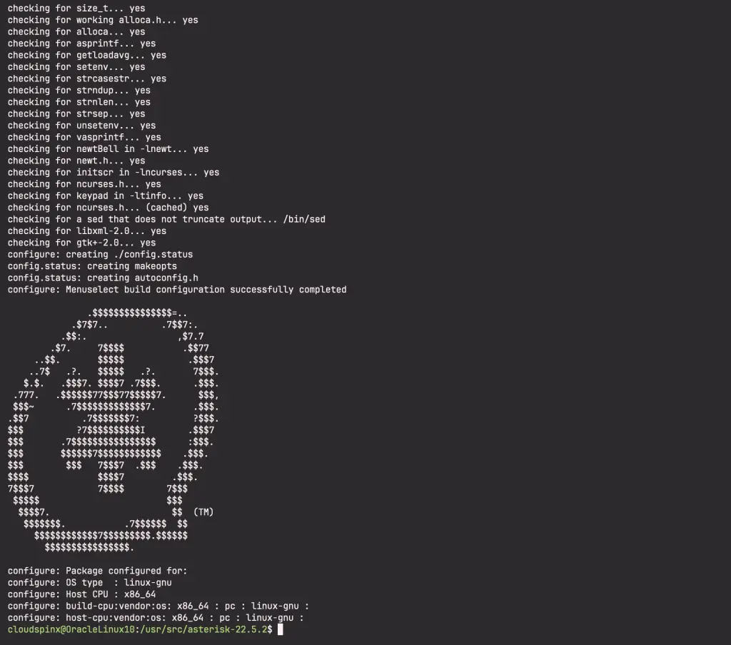 Install Asterisk 22 LTS on Oracle Linux 10 AlmaLinux 10 Rocky Linux 10 02