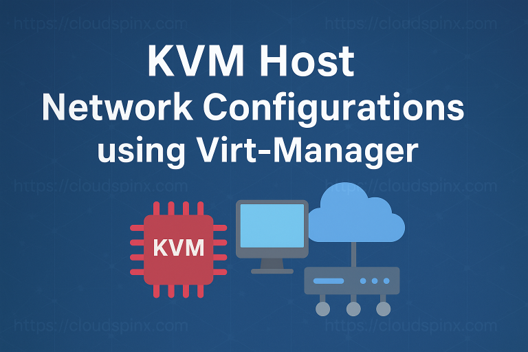 KVM Host Network Configurations using Virt Manager featured