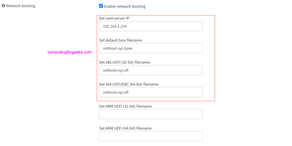 How to Install VMs using PXE Boot and virt-install 3 netboot.xyz on tftp opnsense 03