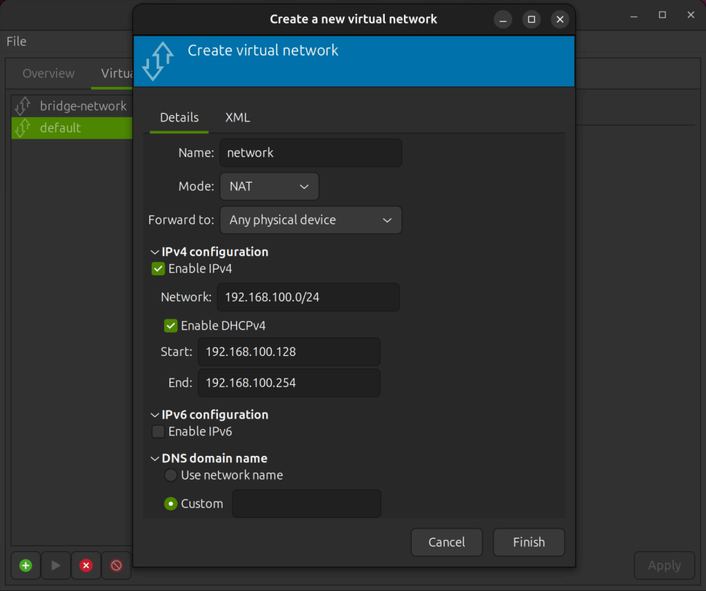 vm management using virt manager 32