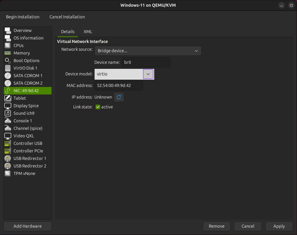 vm management using virt manager 51
