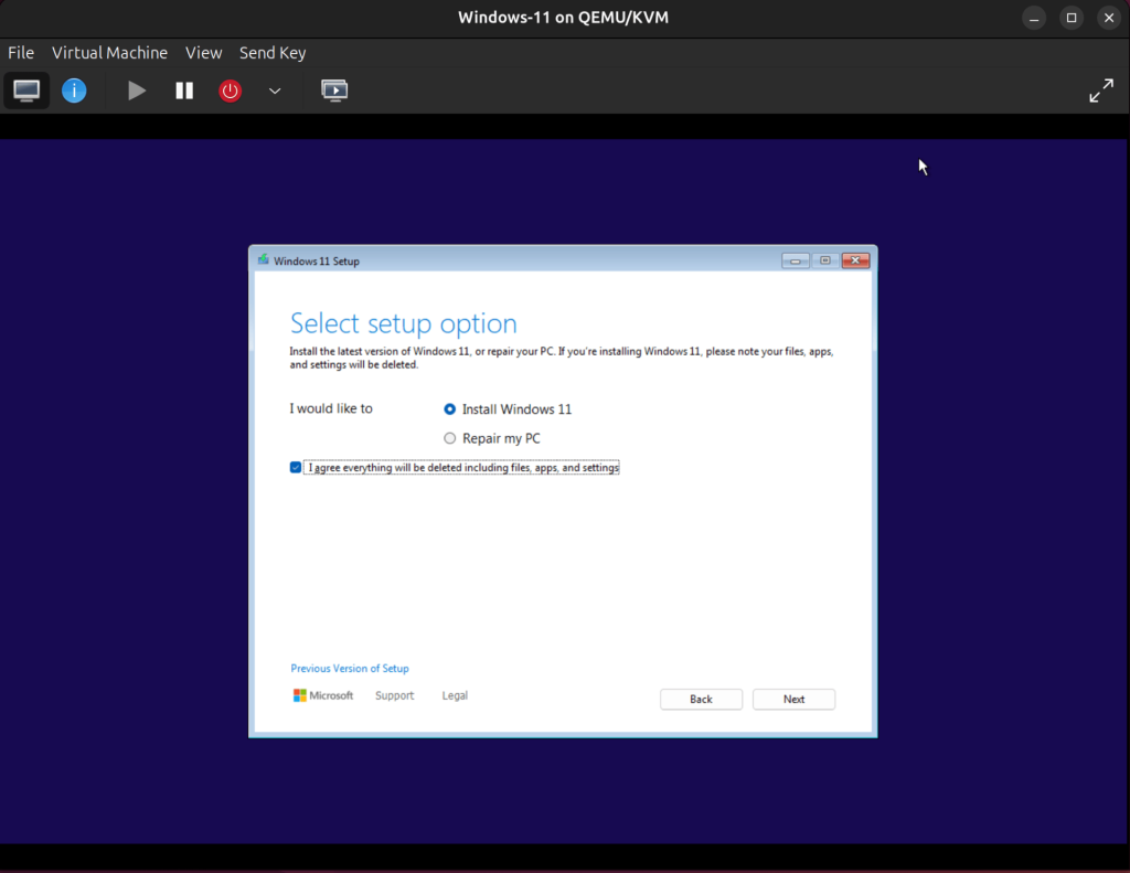 vm management using virt manager 55