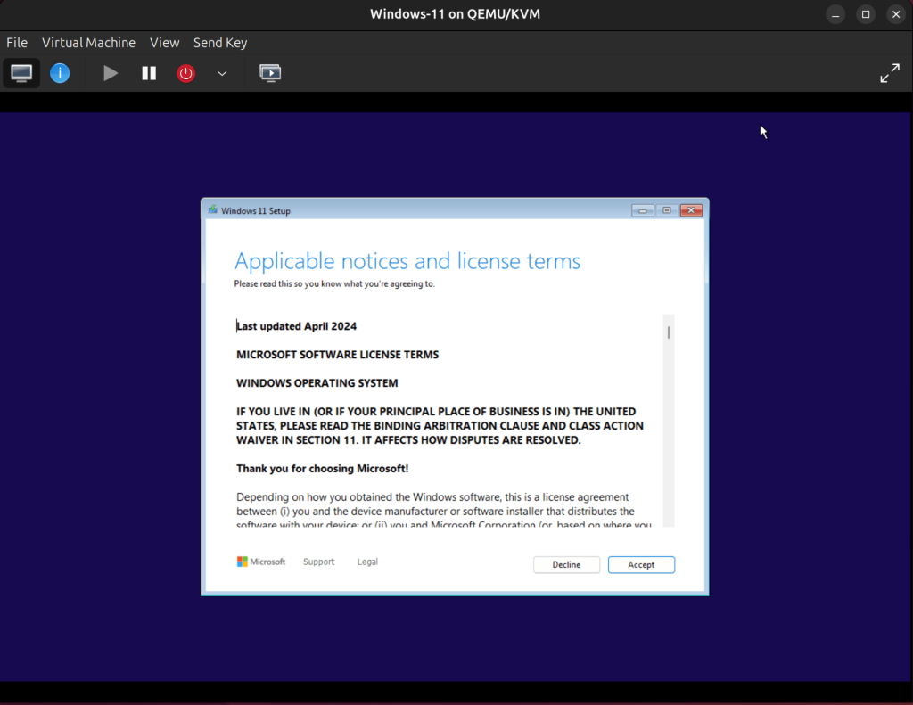 vm management using virt manager 58