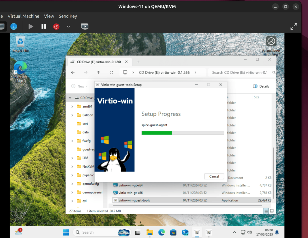 vm management using virt manager 75