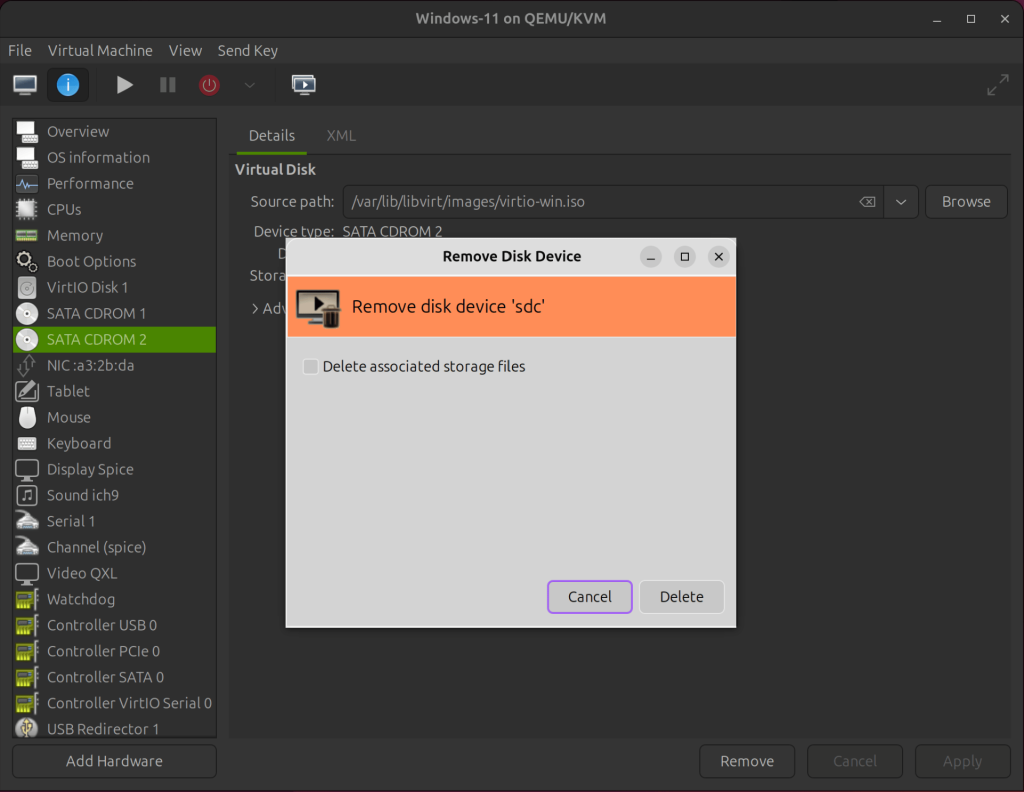 vm management using virt manager 77