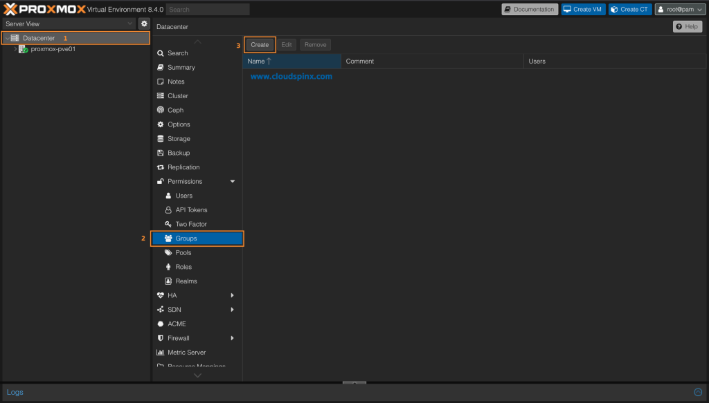 Create Users Groups and Assign Permissions in Proxmox VE 02 scaled 1