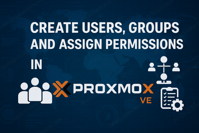 Create Users Groups and Assign Permissions in Proxmox VE featured