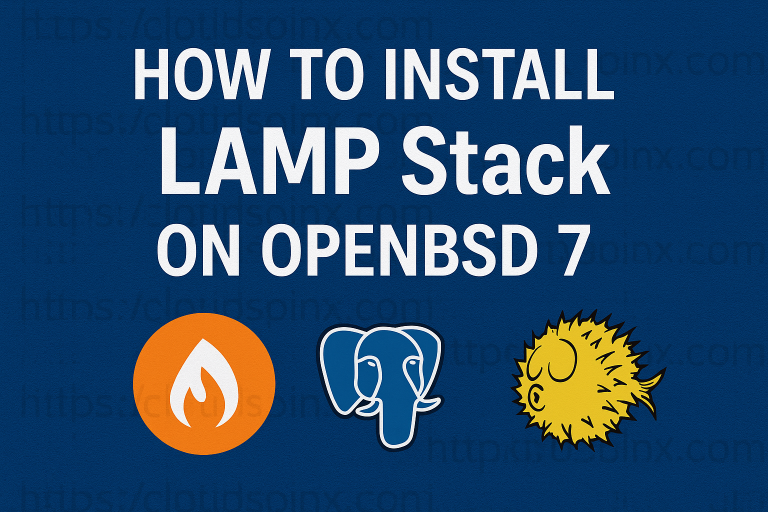 How to Install LAMP Stack on OpenBSD 7 featured