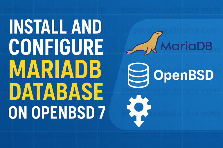Install and Configure MariaDB Database on OpenBSD 7 featured