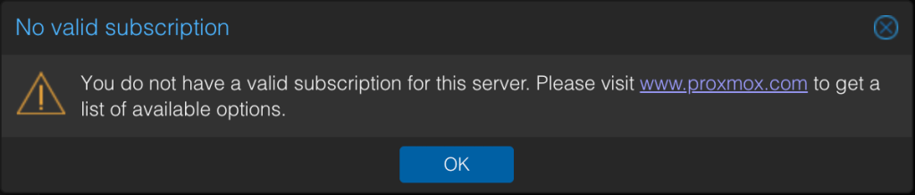 Remove “No valid subscription” warning on Proxmox VE 8 1 Remove No valid subscription warning on Proxmox VE 01
