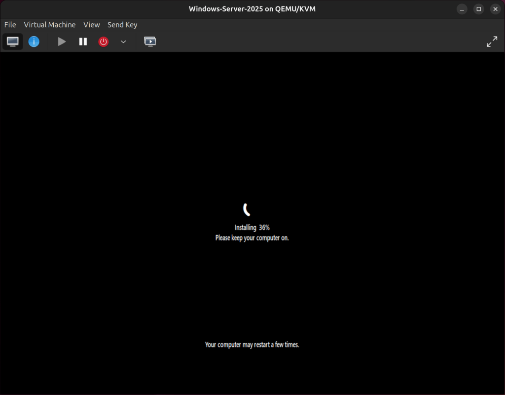 vm management using virt manager 100