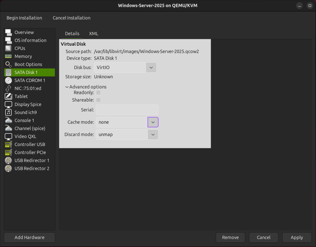 vm management using virt manager 83