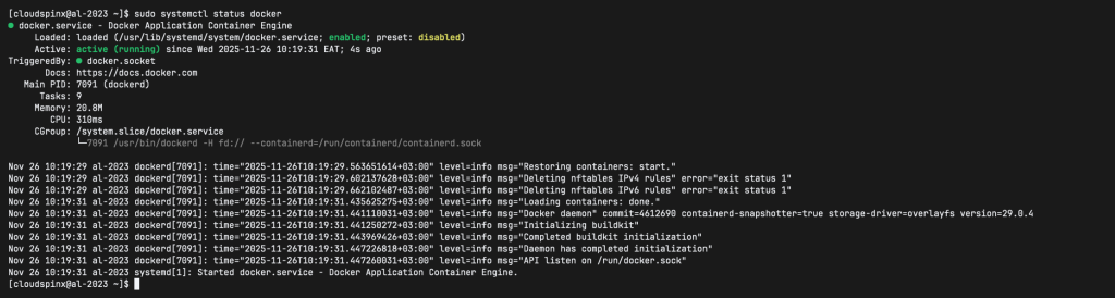 How To Install Docker CE on Amazon Linux 2023 4 How To Install Docker CE on Amazon Linux 2023 05 scaled 1