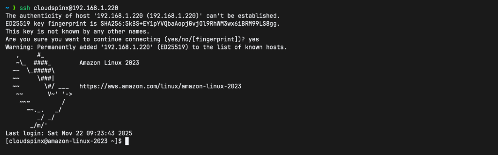 How to Install Amazon Linux 2023 on Proxmox VE Using QCOW2 Image 02