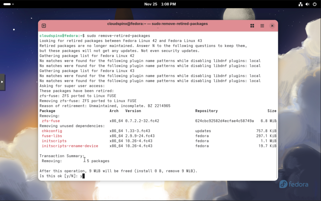 How to Upgrade to Fedora 43 from Fedora 42 09
