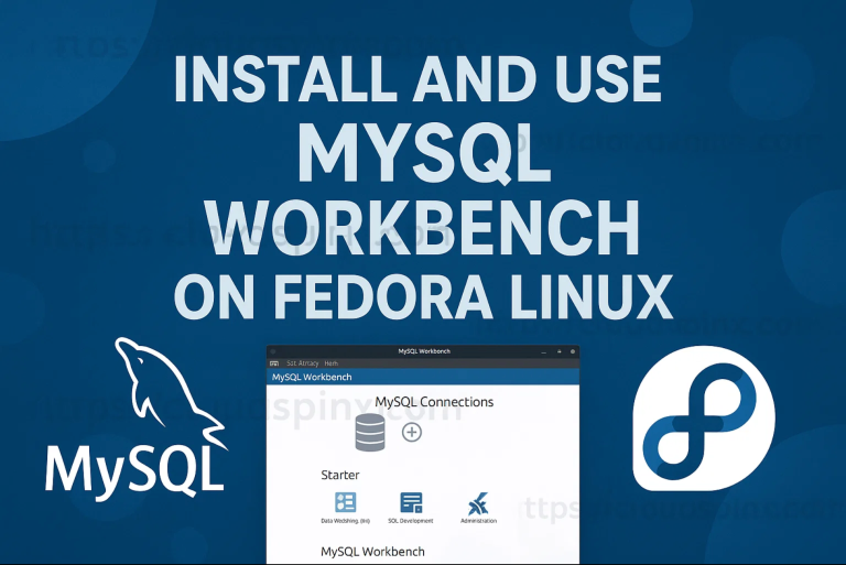 Install andUse Mysql Workbench on Fedora linux 1