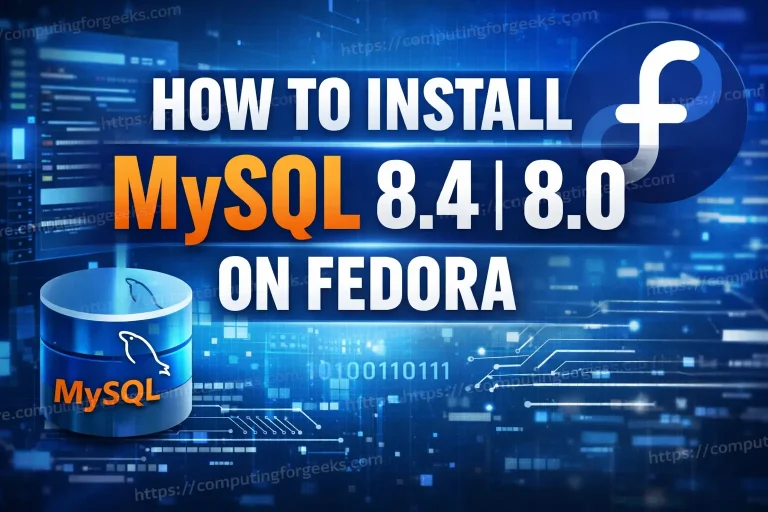 How To Install MySQL 8480 on Fedora featured