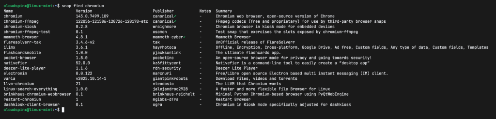 How To Install and Use Snap in Linux Mint 22 04 scaled 1