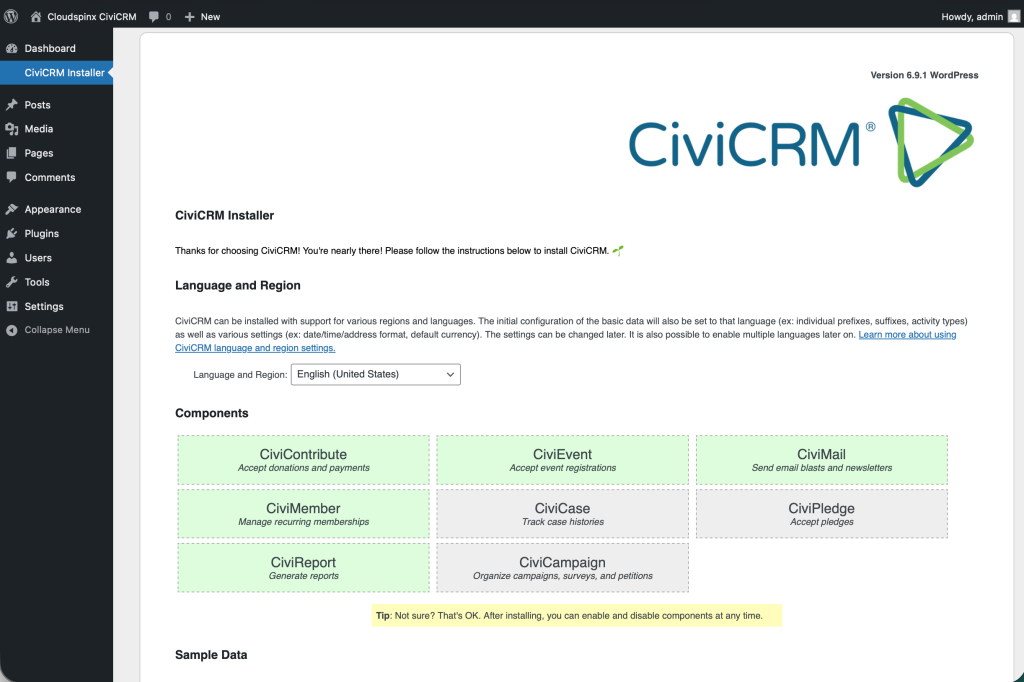 Install CiviCRM Relationship Management System on Debian Ubuntu 10
