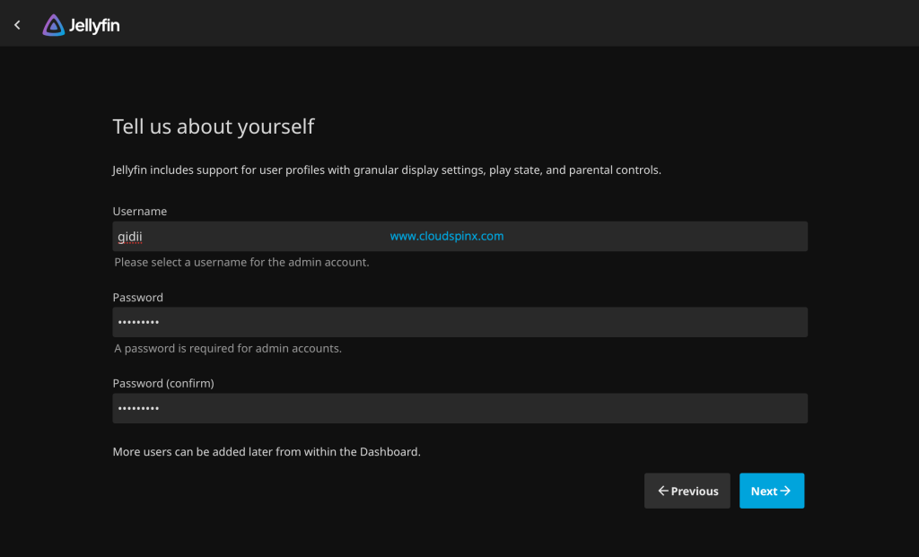Install Jellyfin Media Server on rhel rocky alma centos 03