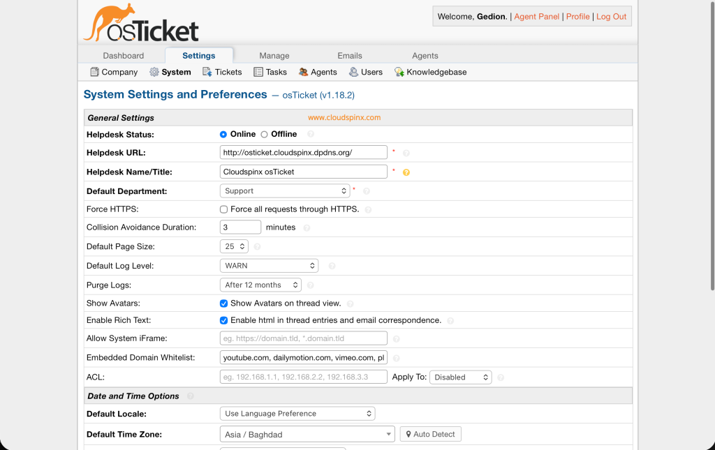 Install osTicket on Rocky Linux AlmaLinux 06