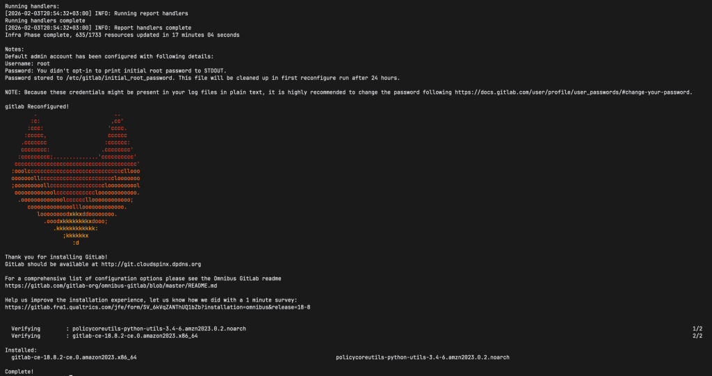 how to install gitlab ce on amazon linux 2023 01 scaled 1