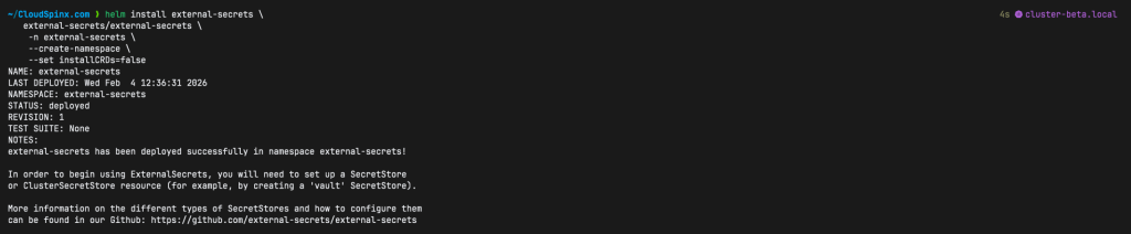 Install External Secrets Operator on Kubernetes with Helm 2 install external secrets operator on kubernetes 01 scaled 1