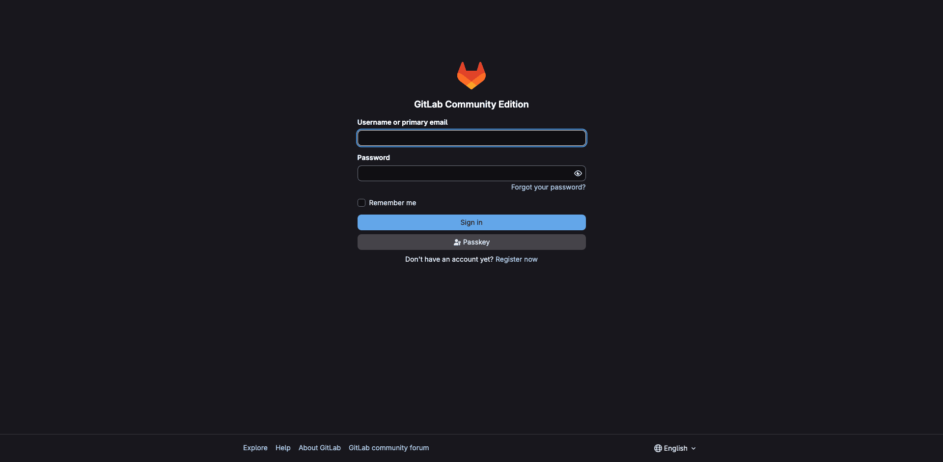GitLab CE 18.10 login page on Ubuntu 24.04 with HTTPS
