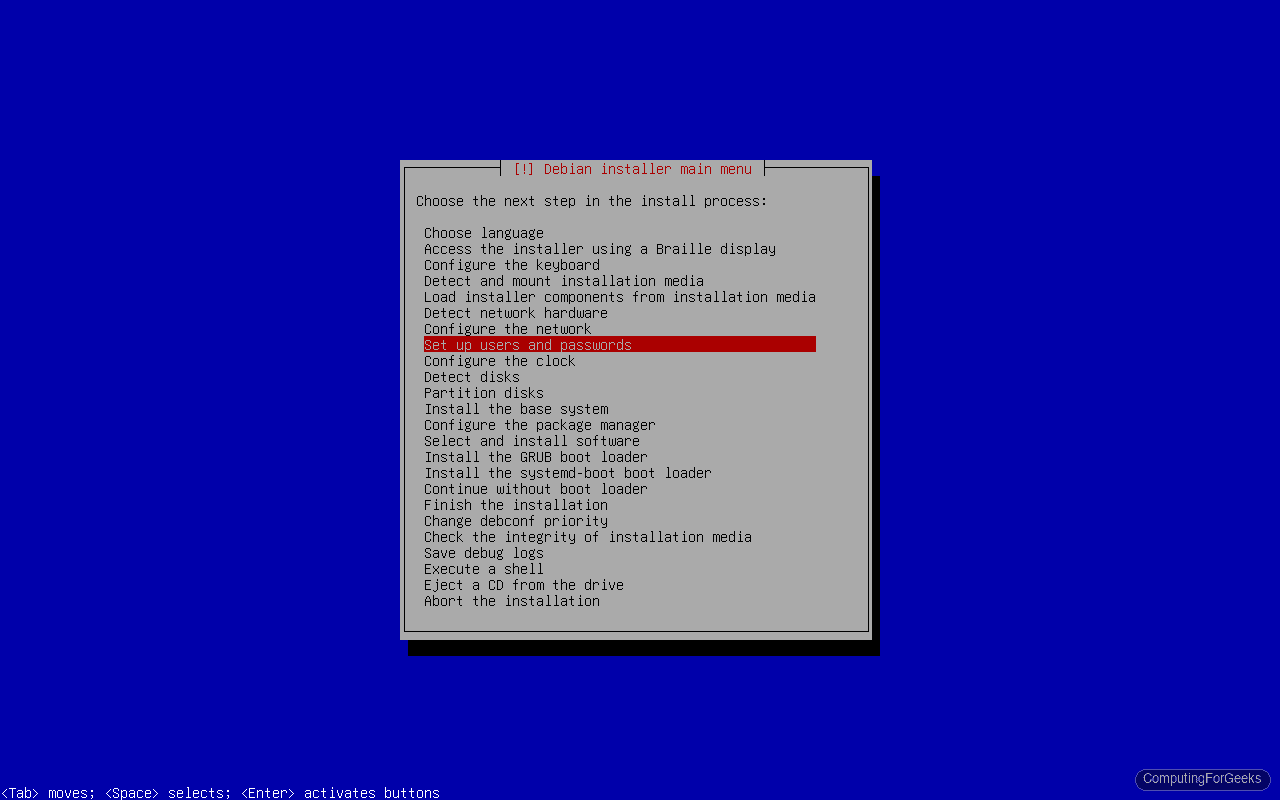 Install Debian 13 (Trixie) Step by Step 10 Debian 13 installer tasksel software selection screen
