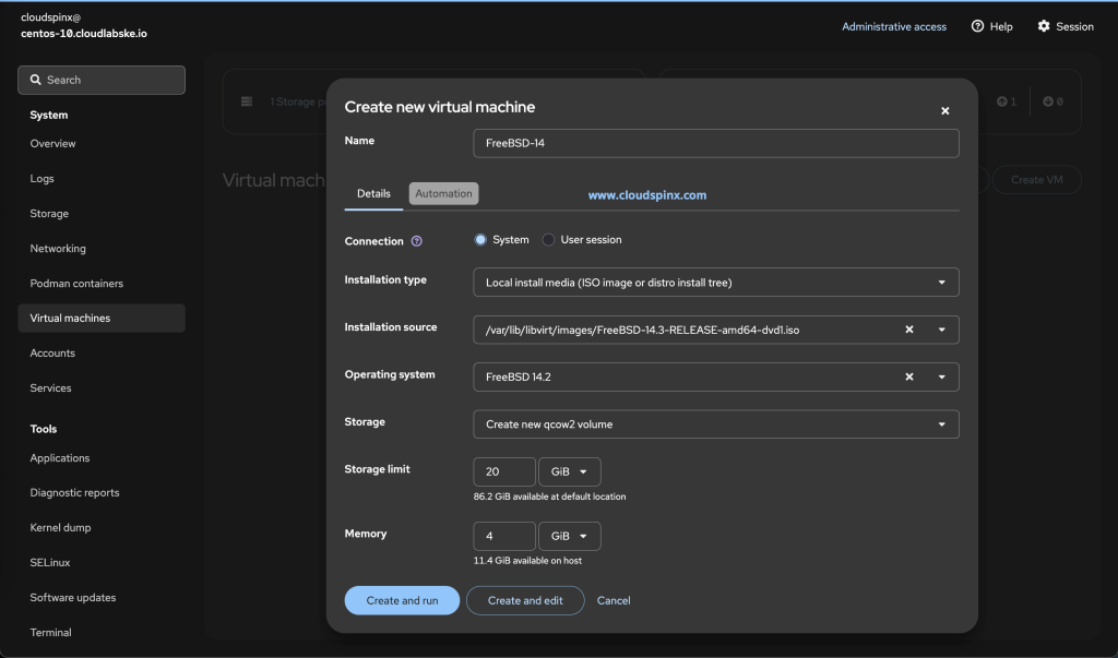 How To Install FreeBSD 14 on KVM Proxmox VE 09 1024x603 1