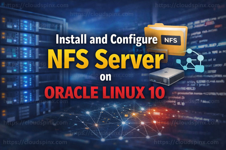 Install and Configure NFS Server on Oracle Linux featured