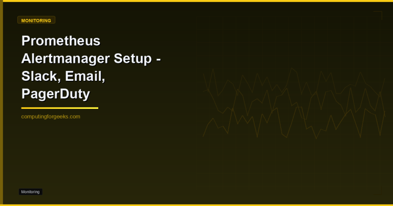 Prometheus Alertmanager Setup - Slack, Email, PagerDuty