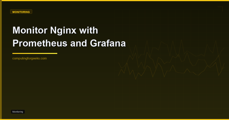 Monitor Nginx with Prometheus and Grafana