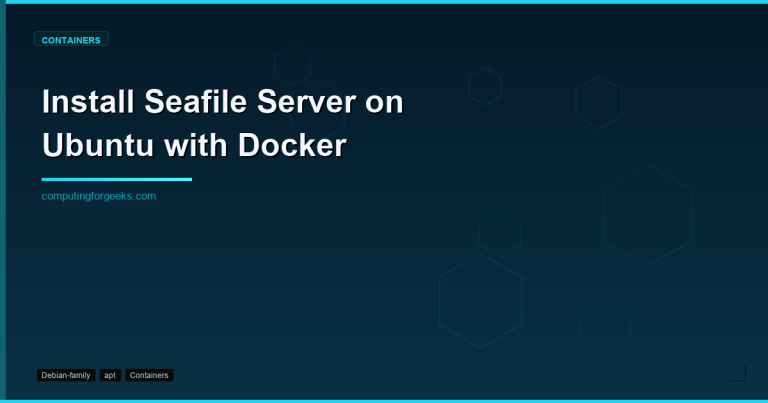 Seafile file sync server deployment on Ubuntu