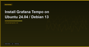 Install Grafana Tempo on Ubuntu Debian