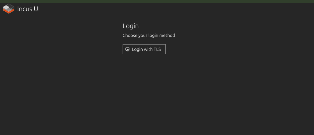 incus ui login 01