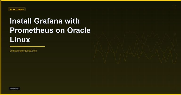 install grafana with prometheus on oracle linux 1