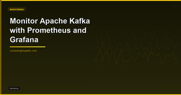 monitor apache kafka with prometheus and grafana 1