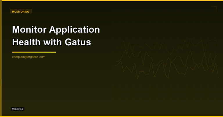 monitor application health with gatus 1