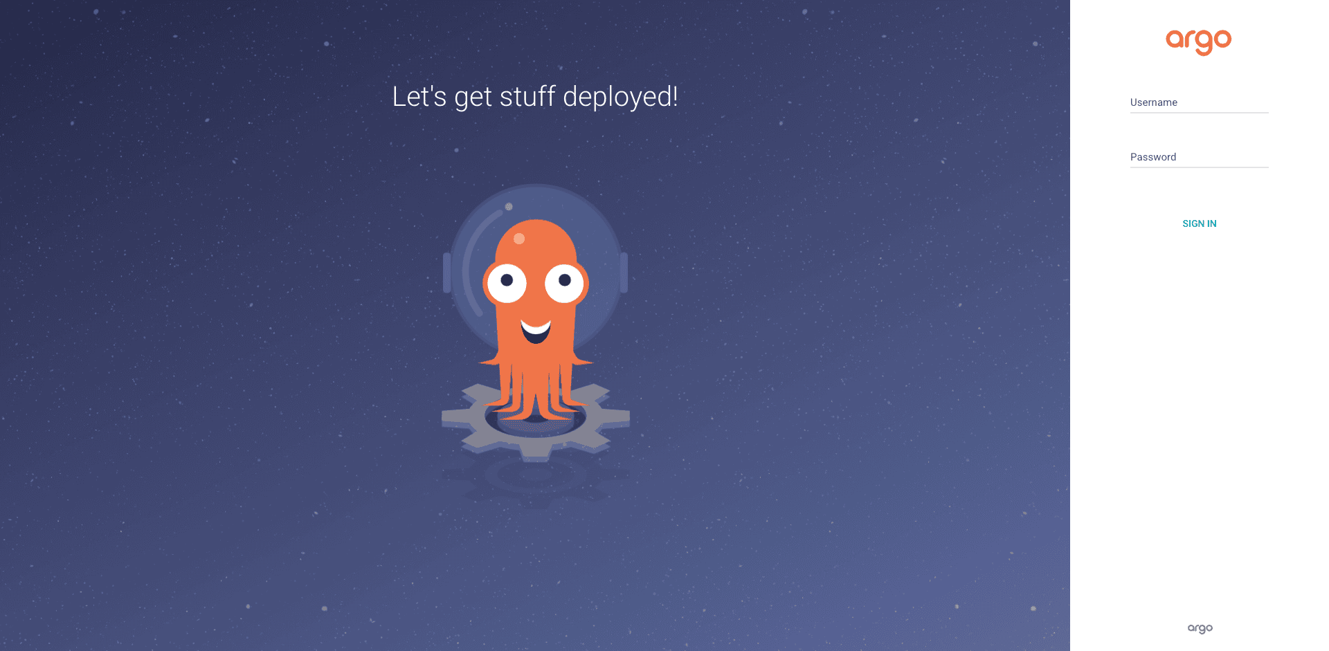ArgoCD v3.3.6 login screen on GKE Autopilot cluster