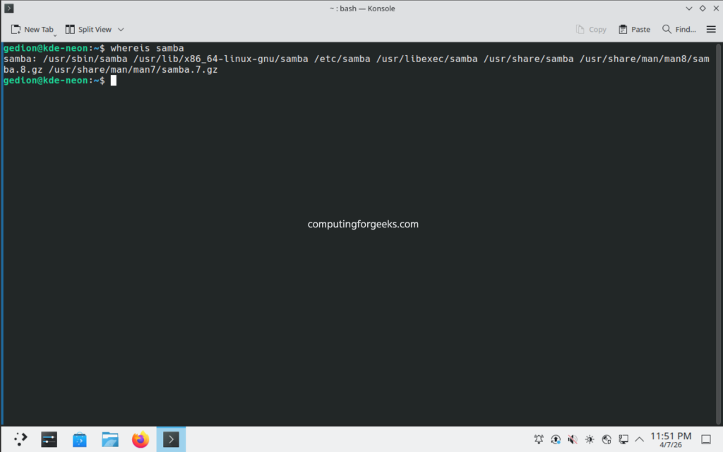 Configure Samba Share on KDE Neon Kubuntu 02