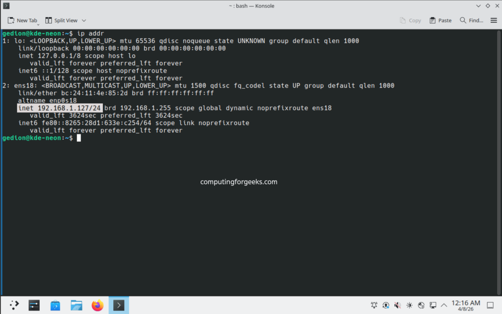 Configure Samba Share on KDE Neon Kubuntu 08