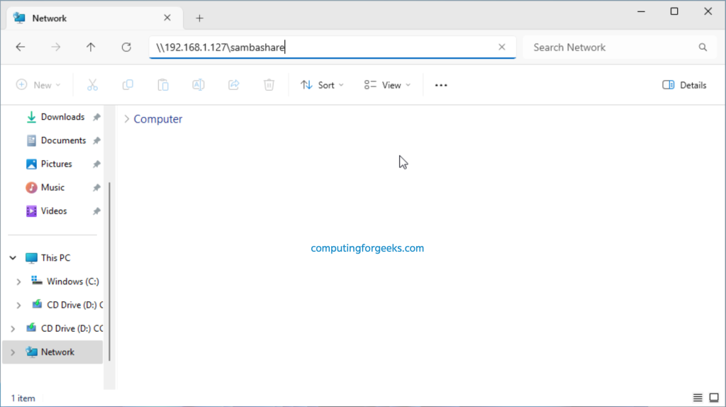Configure Samba Share on KDE Neon Kubuntu 10