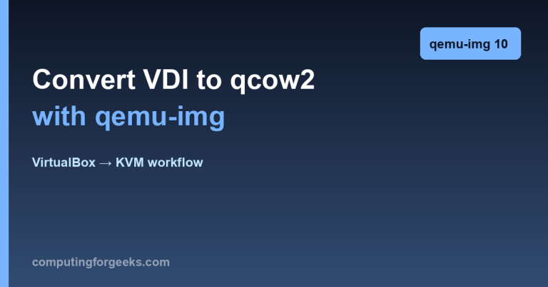Convert VirtualBox VDI to qcow2 with qemu-img