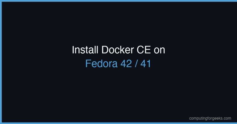 feat docker fedora