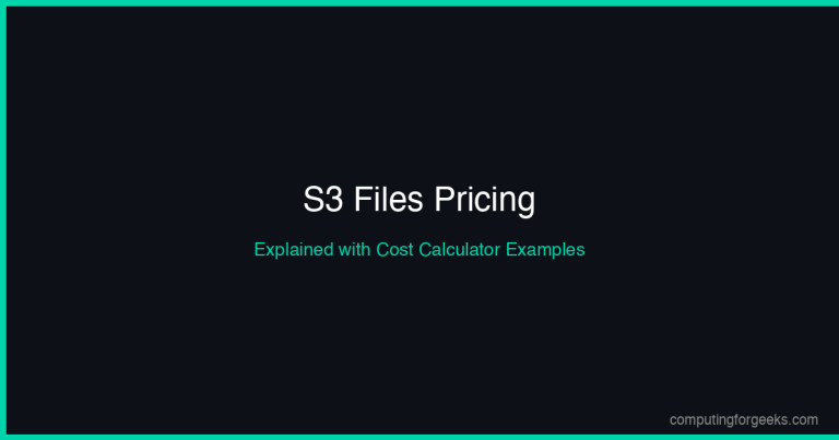 feat s3files pricing