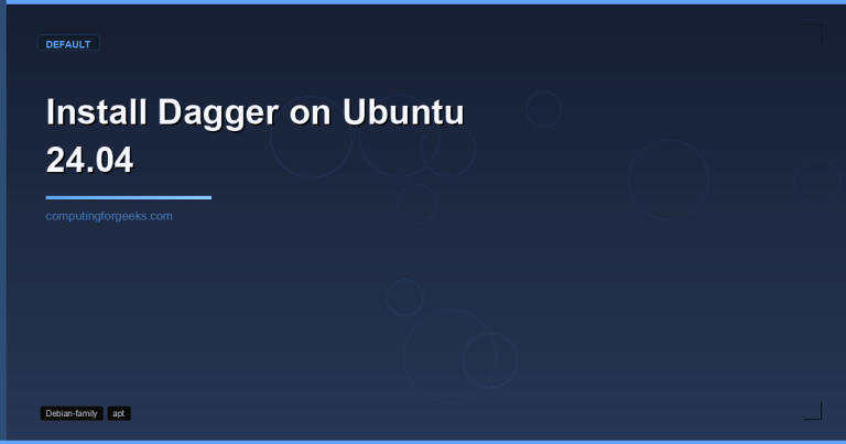 Install Dagger CI/CD engine on Ubuntu Linux