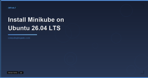 Install Minikube on Ubuntu 26.04 LTS