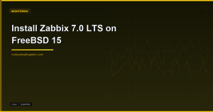 Install Zabbix 7.0 LTS Server on FreeBSD 15